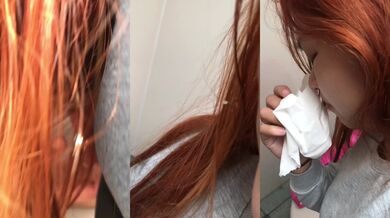 ホットワイフの女性同僚が公衆トイレで口頭レイプされた