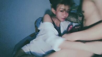 Singapore tattoo girl blowjob