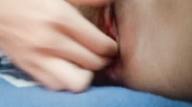 White socks JK sister digging hole selfie