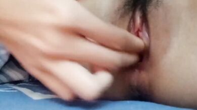 White socks JK sister digging hole selfie