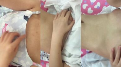 大奶少女發騷摸奶自慰