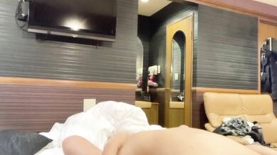 Japanese sister having sex with her boyfriend in hotel