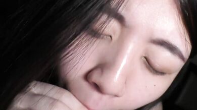 Pure and cute Japanese girl blowjob