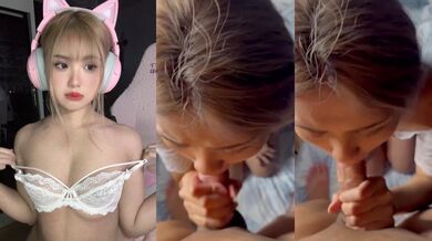 馬來西亞美女口交被顏射