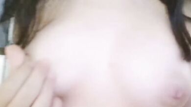 Big tits and rabbit teeth girl masturbates 2