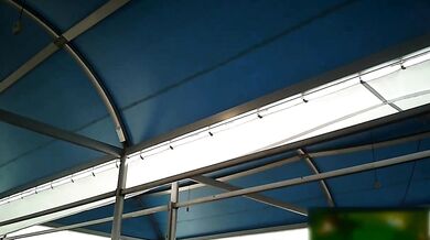 韓国のプールの更衣室