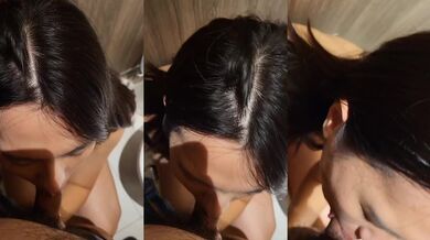 騷貨廁所吃肉棒