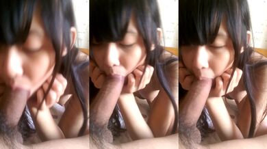 かわいい台湾の女の子のフェラチオ