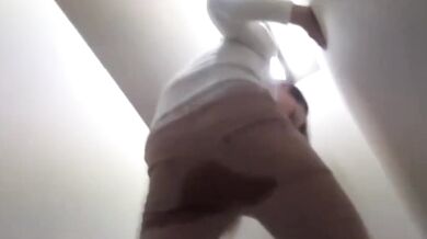 Girl Pees Her Pants in the Bathroom