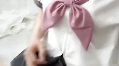 Schoolgirl Gets Flirty While Doing Homework