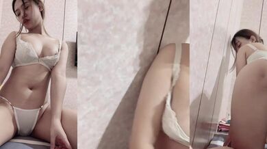 兔牙騷妹內衣褲自拍