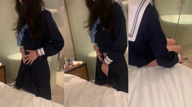 約炮學生妹害羞脫光