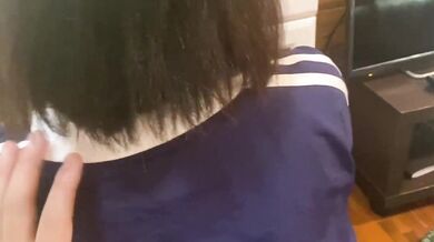 超可愛高中生妹妹幫爸爸吃雞雞