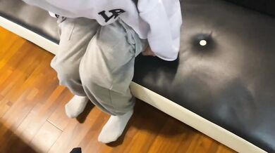 High School Girl Helps Dad with a Handjob