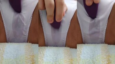 パンティ潮吹きオナニー（2）