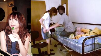 反差小女友 羅曉君(Crystal Lo) 自宅セックス動画流出2 - 自ら跪いてフェラ