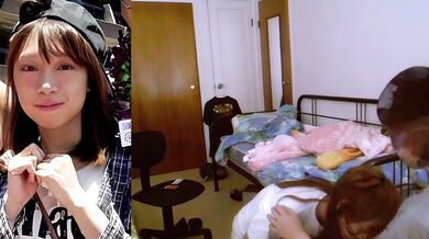 反差小女友 羅曉君(Crystal Lo) 自宅セックス動画流出2 - 自ら跪いてフェラ