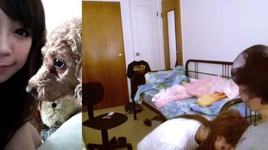 反差小女友 羅曉君(Crystal Lo) 自宅セックス動画流出2 - 自ら跪いてフェラ