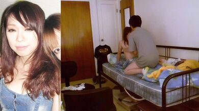 反差小女友 羅曉君(Crystal Lo) 自宅セックス動画流出5 - ベッドで騎乗位で激しく貫かれる