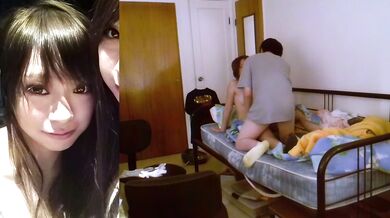 反差小女友 羅曉君(Crystal Lo) 自宅セックス動画流出5 - ベッドで騎乗位で激しく貫かれる