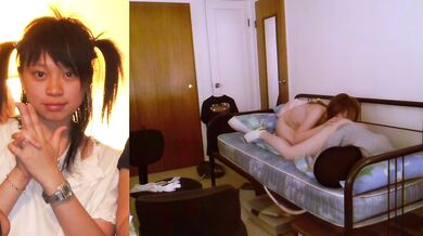 反差小女友 羅曉君(Crystal Lo) 自宅セックス動画流出7 - 彼氏にアナル舐めさせ恍惚の表情