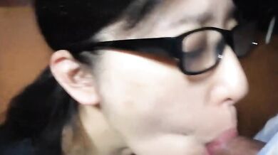 嬌妻口内へ射精させる優しい妻