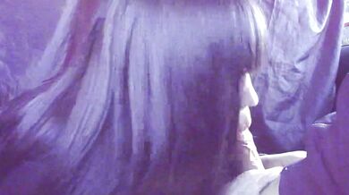 ぽっちゃり女子大生が車内でフェラをしてくれた