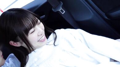 女子大生の車内フェラ交際