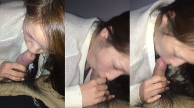 痴女のフェラチオ撮影