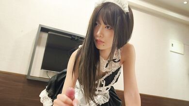 Japanese Model Cosplays as a Maid in Intimate Scenes