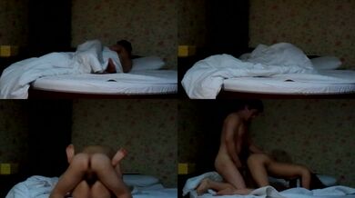 韓国人カップルがホテルでノーコンドームのセックス自撮り