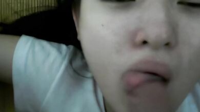 台灣經典AI修復 在學妹小嘴射精