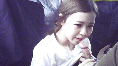 Nico's Car Blowjob: Stunning Mixed-Race Beauty