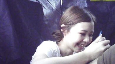 Nico's Car Blowjob: Stunning Mixed-Race Beauty