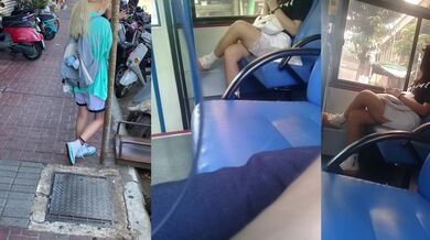 Bí mật chụp ảnh đôi chân đẹp của học sinh