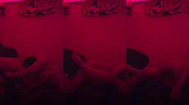 カップル早朝インスタライブ公開交尾