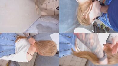 美女在停車場被内射了