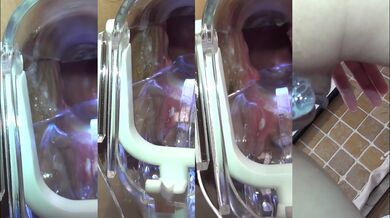 膣内アングル接写