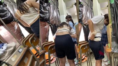 Xで有名な文化祭の着替え