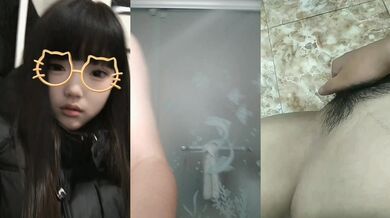 Petite and Plump Girl Shower Masturbation Squirting