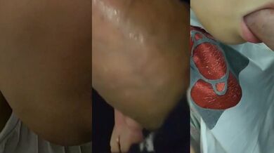 小さなおくちで大きいちんぽをフェラ