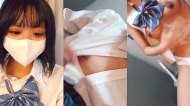 Luxurious Lolita Short-Haired JK Boldly Shows Off Her Panties