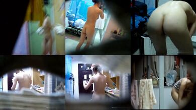 學校宿舍偷拍系列 女的被發現了