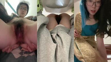 清純眼鏡兔牙騷妹子自拍2