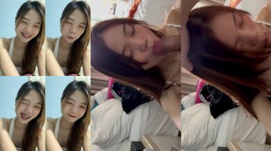 馬來西亞妹妹幫男友舔肉棒