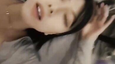 Beautiful girl dormitory selfie