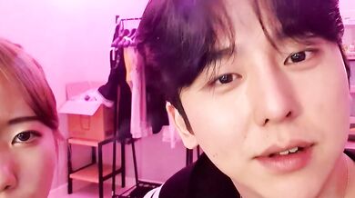 Korean couple having sex online