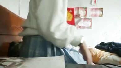 JK kính cô gái được đam và fucks âm hộ