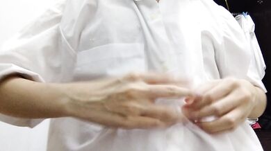 Malaysian escort THQ takes off school uniform selfie