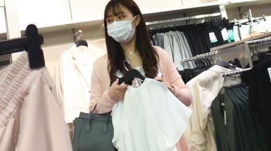 Dressing room candid Japanese sweet girl